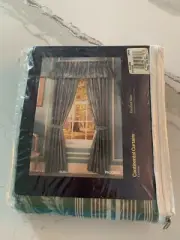 84" Drapes Performance Curtains Green Tan Drapes Paloma Home Decor Textiles New