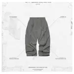 GOOPI "GOF-P5" HYPERBOLIC UTILITY TRACK PANTS - IRON