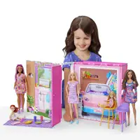 在飛比找蝦皮商城優惠-Mattel 芭比夢幻度假小屋組合 Barbie 芭比 娃娃