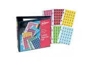 Avery 43300 Label Starter Kit Top Tab Colour Code 20 X 30Mm Assorted Colours Pack 120