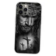 Compatible with iPhone 16 Plus Case Jesus for iPhone 16 Plus JesusChristCrosses