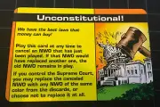 Illuminati Unconstitutional Promo Card Steve Jackson Games