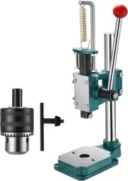 Soiiw Leather Hole Puncher Hand Punching Machine Heavy Duty Manual Press Puncher
