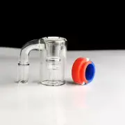 14mm Glass Ash Catcher 90°Bowl for Hookah Smoking Hand Pipe Silicone Container