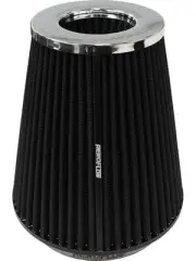 Aeroflow 6 Clamp-On Inv Tapered Filter 7.5 / 4.7 O.D, 8 H Chrom (AF2811-1044)