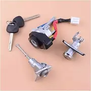 PEIKEDA Fit for Hyundai Sonata 8 Car Left Full Lock Cylinder Key Ignition Start Barrel Door Trunk Set Accessories