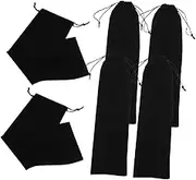 WHAMVOX 6pcs Hair Tool Bag Curling Iron Holder for Travel Hair Straightener Storage Case Stylish and Durable