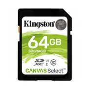 Kingston Canvas Select 64GB SD Card Class 10 SDHC UHS-I Camera HD Video 80MB/s