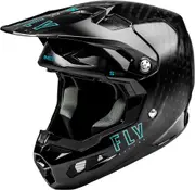 Fly Racing Formula S Carbon, motocross helmet , color: Black , size: XS