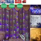 3/6M LED Curtain Fairy String Lights Wedding Outdoor Christmas Garden Party NEW