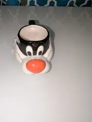 Warner Bros. Looney Tunes Sylvester 16 oz. Ceramic Mug by Applause 1989 With Tag