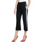 RACHEL Rachel Roy NWT Side Stripe Cropped High Rise Dress Pants Black Size 2