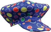 Dress Up America Big Clown Hat - Polka Dotted Gatsby Clown Cap for Kids and Adults, Multi Colored, One Size