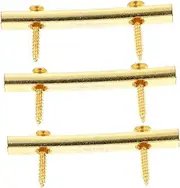 SWOOMEY 3 Sets Guitar Press String Buckles Durable Devices for Electric Guitar String Retention Slightly Bent Design Reduces Friction Essential Musical Instrument Accessory