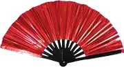 Popping Fans - Folding Hand Fan | Dance Popping Decorative Foldable Handheld Retro Prop for Women Performance Wedding Church Party