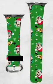 Mickey Mouse Christmas Pluto Apple Watch Band NEW 38/40/41 & 42/44/45 Disney