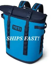 New YETI Hopper M20 Soft Backpack Cooler Big Wave Blue With Tags