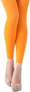 [Amaryllis] Women's 80 Denier Footless Orange Opaque Pantyhose Stockings One Size Tights