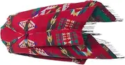 [OATIPHO] Horn Button Ethnic Shawl Mantle Hooded Cloak Style Casual Outfit for Ladies
