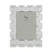 Tizo Clear Cubes Crystal Glass 4 x 6 Picture Frame