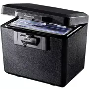 SentrySafe 1170 Fireproof Box with Key Lock 0.61 Cubic Feet,Black