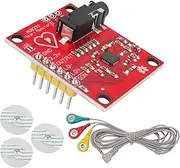 ICQUANZX ECG Module AD8232 ECG Measurement Pulse Heart Rate Sensor Module Kit ECG Monitoring Sensor for Arduino with Dupont Cable