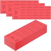 504 Sheets 25 Bid Raffle Ticket with Different Numbers Per Sheet Tickets for ...