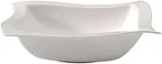 [Villeroy & Boch] New Wave Square Salad Bowl, 13 in, Premium Porcelain, White