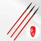 3Pcs Acrylic Nail Art Brush Nail Art Dotting Pen Drawing Painting Set 5/7/1;be