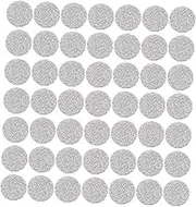 WOONEKY 50pcs Aromatherapy Cotton Pads Round Diffuser Pad Aromatherapy Diffuser Pads Compact Aroma Pad Aromatherapy Essential Oil Refill Aromatherapy Pads Chemical Fiber Cotton Silver
