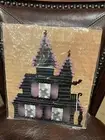 Demdaco Embellish Your Story By Roeda HAUNTED HOUSE MAGNET Holds 3 Photos NIP