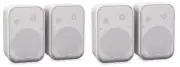 Tannoy VMS 1 5" Versatile 2-Way Compact Monitor Speakers 4 Pack