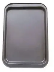 Black Non Stick Cookie Sheet Oven Baking Tray Roasting Biscuit Tin Pan 43x29x2cm