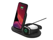 Belkin 3-in-1 Wireless Charger for Apple Devices w/AC Black