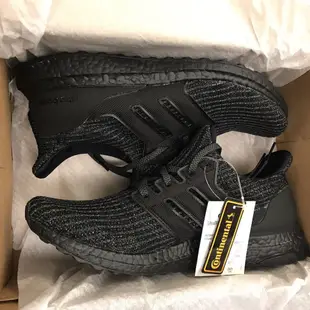 優先品質 Adidas Ultra Boost 4.0 Triple Black 黑魂 全黑 馬牌 男女 BB6171