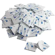 120 Pack Square Double Sided Foam Tape Strong Pad Mounting Adhesive Tape