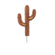Garden Rust 60cm Stake Cactus Outdoor Ornament/Sculpture Yard Patio Home Decor