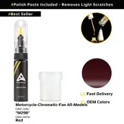 Touch up Paint for Motorcycle Chromatic Fan All Models Code: M298 Red
