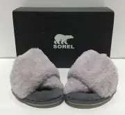 Sorel Slippers Go Mail Run in Vapor, Pulse Women's Size 11