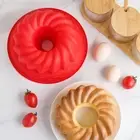 9" Silicone Round Cake Pan DIY Bundt Cake Mold Non-stick Baking Tray Mould