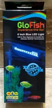 Blue LED Light (6 inch) Fish Tank Aquarium Light Bar Fixture Waterproof GloFish