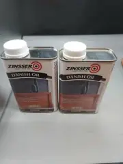 Zinsser Lot Of 2 Danish Oil Medium Walnut 473 ml