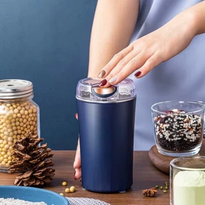Spice Grinder One-touch Push-Button Stainless Steel Grind