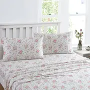Laura Ashley Lillian Sheet Set-Coral