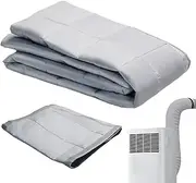 Fellflying Portable Air Conditioner Hose Cover - AC Hose Insulation Sleeve Duct Vent Insulation | Flexible Window AC Hose Cover, Washable Insulation Sleeve for 5" & 5.9" Diameter AC Exhaust Hoses Tube