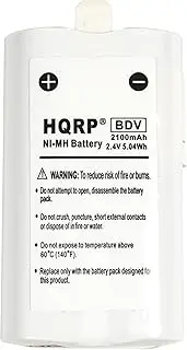 HQRP Rechargeable NiMH Battery compatible with Flip Video ABT1W U11204 U1120B U1120P U1120W U1120Y F160 F230, F260, F460, U1120, U11204, U2120 Series, Ultra, Ultra HD, Ultra 2nd Generation Replacement + Coaster