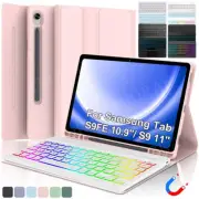 Bluetooth Keyboard Smart Case Cover For Samsung Galaxy Tab S9 FE/S9 S8 S7 Tablet