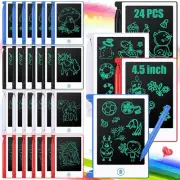 24 Pieces LCD Writing Tablet Bulk Kids Mini Drawing Pad 4.5 Inch Electronic Dood