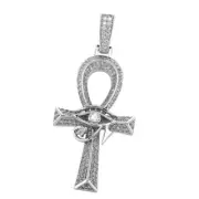 Mystical Ankh Crosses Pendant Necklace Featuring Eye of Horu Unisex Fashion