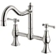 Phoenix Tapware NS135 CHR Nostalgia Exposed Sink Set (Chrome)